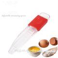 New Design accurate Adjustable plastic Measuring Spoon for cooking tool